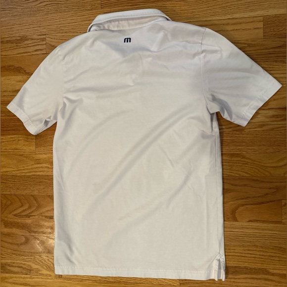 TravisMathew Mens White Golf Polo Shirt | Performance Stretch | Size Small - Picture 2 of 10